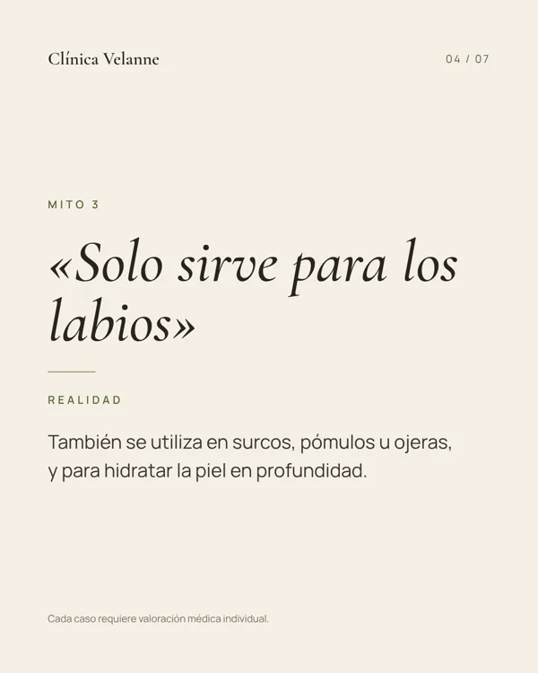 Mito 3: solo sirve para los labios